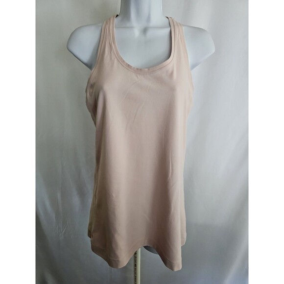 Lululemon Women’s Racerback Tank Top *See Below* Light Pink Built-In Shelf Bra - Picture 1 of 4
